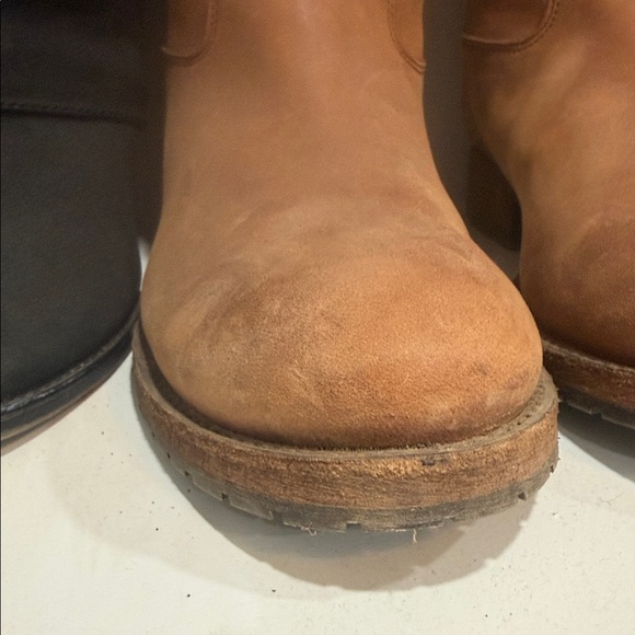 Frye Melissa Button Tall riding boots in cognac - Picture 8 of 9